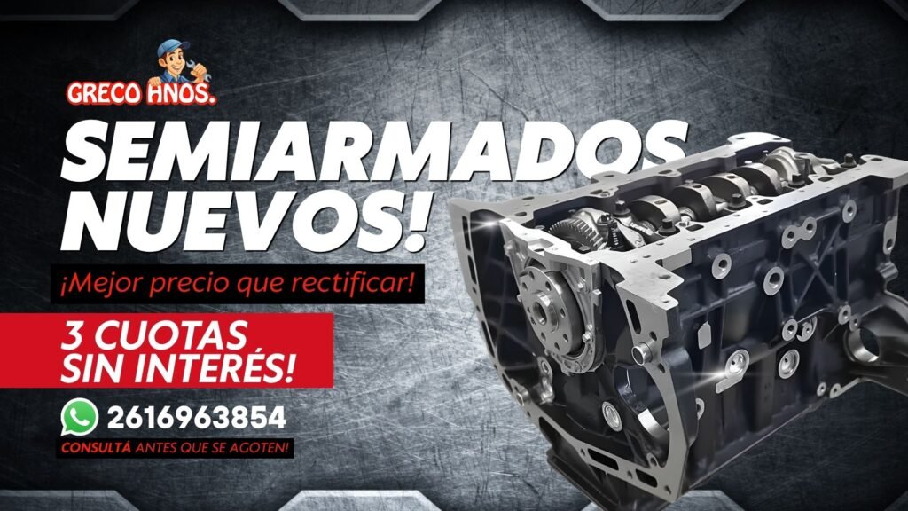 Semiarmado y conjuntos para tu motor
